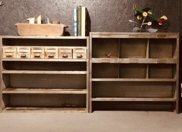 Industrial Bookcase S Or Display Cabinets In Metal