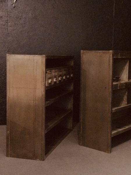 Industrial Bookcase S Or Display Cabinets In Metal