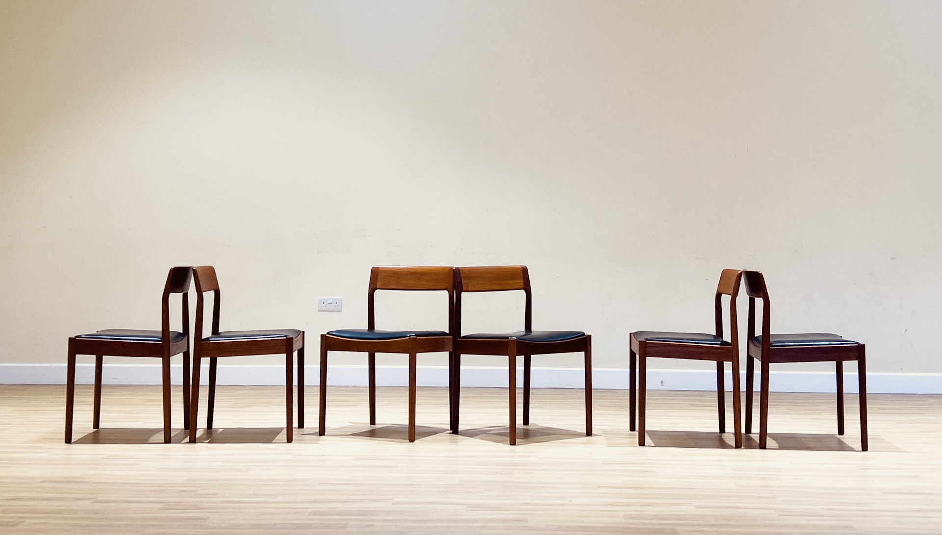 Set Of 6 Chairs By Johannes Nørgaard For Nørgaards Møbelfabrik