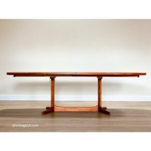 Double extending dining table (made In Denmark by Skoby)