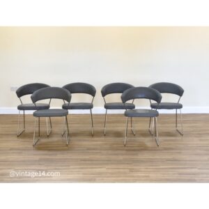 set of six New York Chairs by Calligaris – Made in Italy